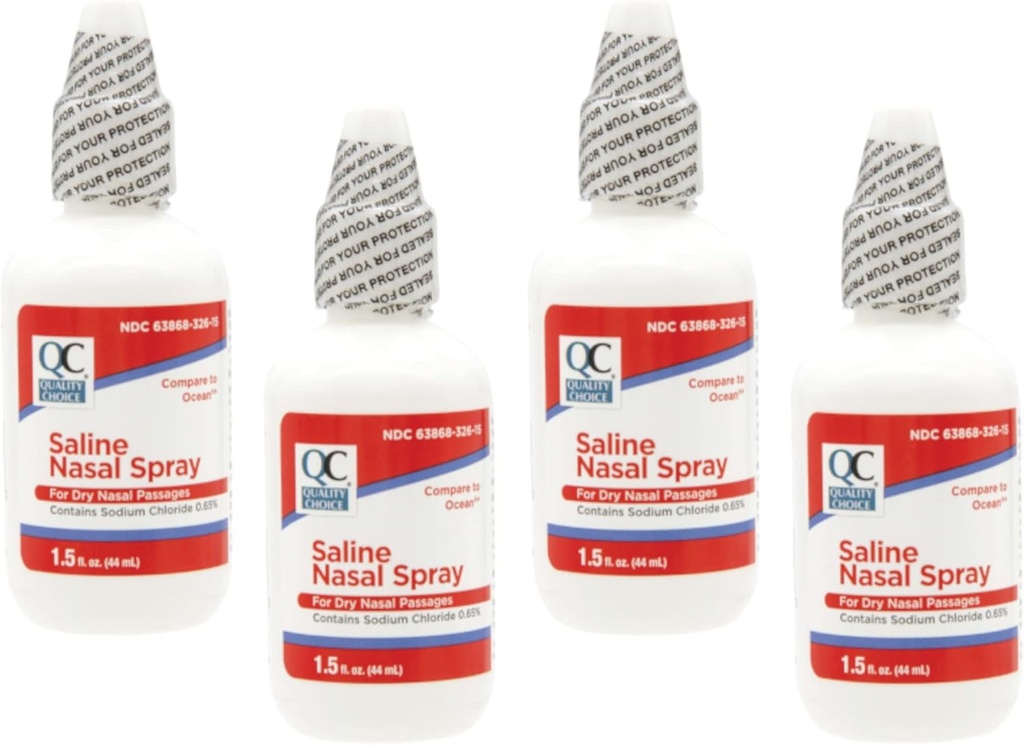 Kvaliteetne soolalahus nina relief, 1,5 oz (pakk 4)