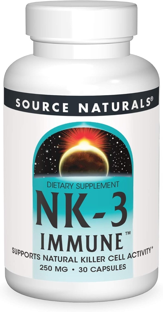 Source Naturals NK-3 Immune with Vitamin C 250mg, 30 Capsules