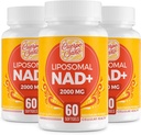 2000 MG NAD täiendus, liposomaalne NAD + suure imendumisega, tõhusam kui nikotiinamiid Riboside, puhas ja pluss lisand, vananemine kaitse, ainevahetus ja rakud, 180 pehmegeeli