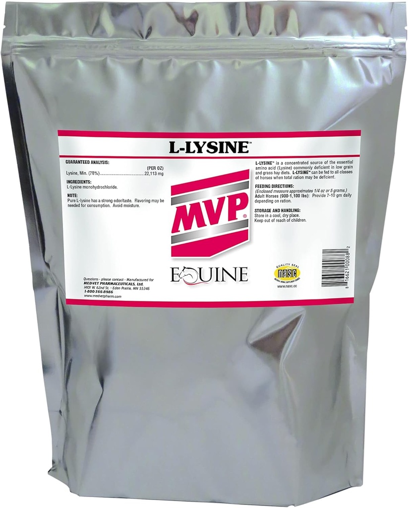 MVP L-lüsiin (10 lb) hobuste lihaste / immuunsuse toetamiseks