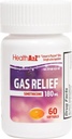 HealthA2Z® gaasireljeef Simethicone 180mg | Leevendab kõhu ebamugavust ja gaasi | Kõhupuhitus | Leevendab gaasi kiiret (60 loend (1. pakk))
