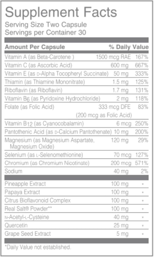 NU SKIN Pharmanex OverDrive Sport Supplement | Advanced Recovery | Energy Metabolism Toetus sportlastele | B vitamiinid | Antioksüdandid | Proteolüütilised ensüümid | E-vitamiin, A-vitamiin, B12-vitamiin