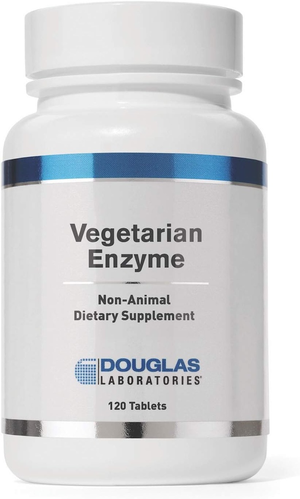 Douglas Laboratories Enzyme | Fermenteeritud ensüümid, mis sobivad taimetoitlastele | 120 tabletti