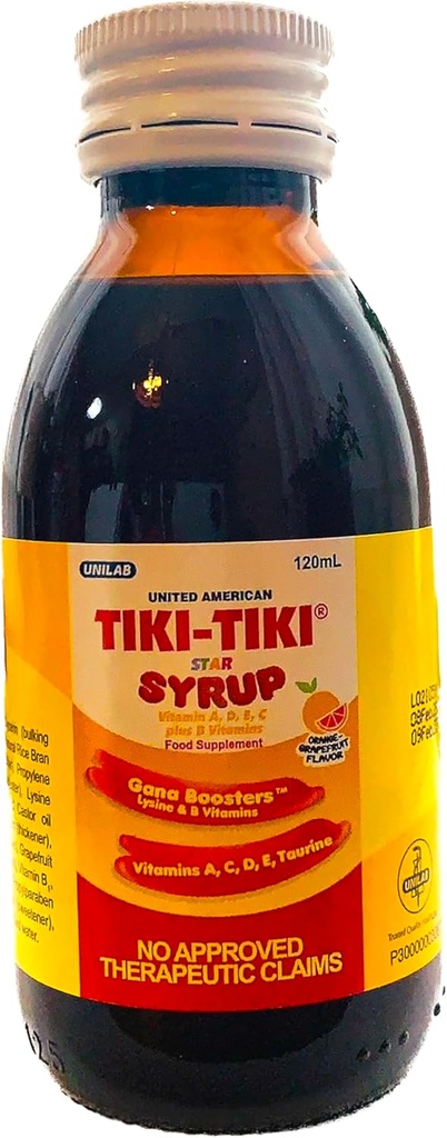 Tiki-Tiki Star Plus siirup 120 ml