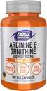 NOW Sports Nutrition, Arginine & Ornithine 500/250 mg, Amino Acids, 100 Veg Capsules
