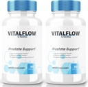 (2 Pack) VitalFlow kapslid, VitalFlow Advanced Prostate Support valem, ametlik looduslik valem kontrolli taastamiseks, maksimaalse tugevusega pillid tervise toetamiseks, elutähtsate voolude ülevaated (120 kapslit)