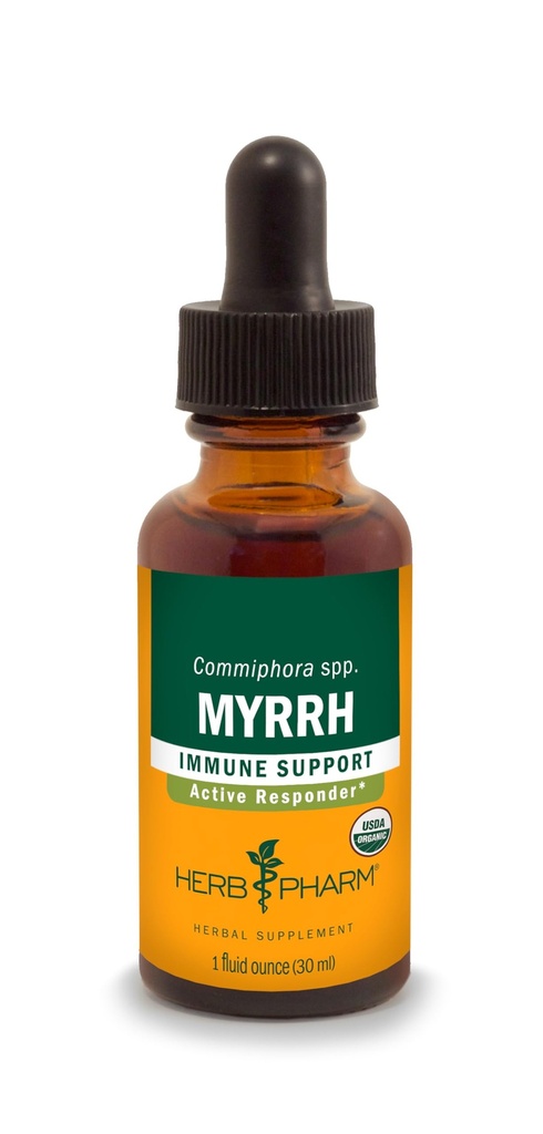 Herb Pharm Myrrh Vedel Ekstrakt immuunsüsteemi toetuseks - 1 Ounce (DMYRR01)