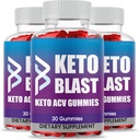 (3 Pack) Keto Blast Gummies, maksimaalne tugevus, originaal Keto Blast Gummy, täiustatud valem, 3 kuu pakkumine