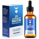Habemekasvuõli - 2X kontsentratsioon Biotiin Habemeõli meestele (2 oz) - looduslikud meeste habemeõli argaaniaõli, jojobaõli ja vitamiiniga, habemekasvu softener, niisutaja (Sandalwood)