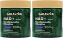 NAD Supplement - Liposomal Nikotiinamiid Riboside , Resveratrool , kvertsetiin , NAD nikotiinamiid Ribosiid Resveratrool 900 mg , NAD+ Täiendus meestele ja naistele, 80 kapslit 2 Pack