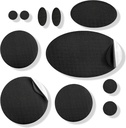 aZengear Repair Patches - veekindlad, isekleepuvad, pisara-külm-kuuma-vastupidavad Nylon Polüester Fix Puffer Coats, Gear, Tents (11 tükki, tahke must)