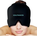 360° Migreen Peavalu Relief Cap, Cool Gel hat Pea ümbris migreeni, pinge, stress ja pohmelli, kuum ja külm teraapia, rahustav peavalu müts