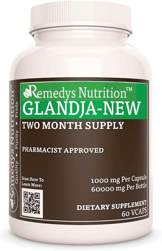 Remedy toitumine GlandJa-Uus | 1000 mg, 60 Vegankapslit Proprietary Taimne toidulisand