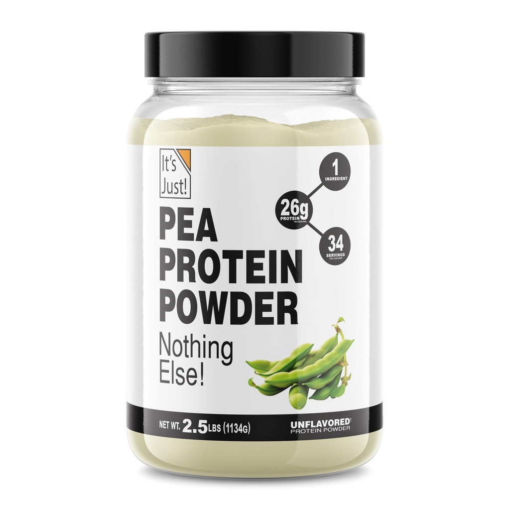 See on lihtsalt! 100% herneproteiin, Vegan Plant Based, Kasvatatud Kanadas, Premium Quality, sile tekstuur, Gluteenivaba, Keto Sõbralik (2,5 naela, maitsestamata)