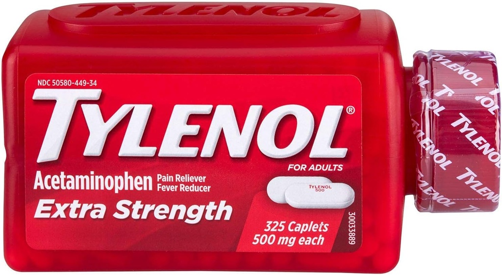 Tylenol Extra Tugevus Atsetaminophen 500 Mg (325ct)