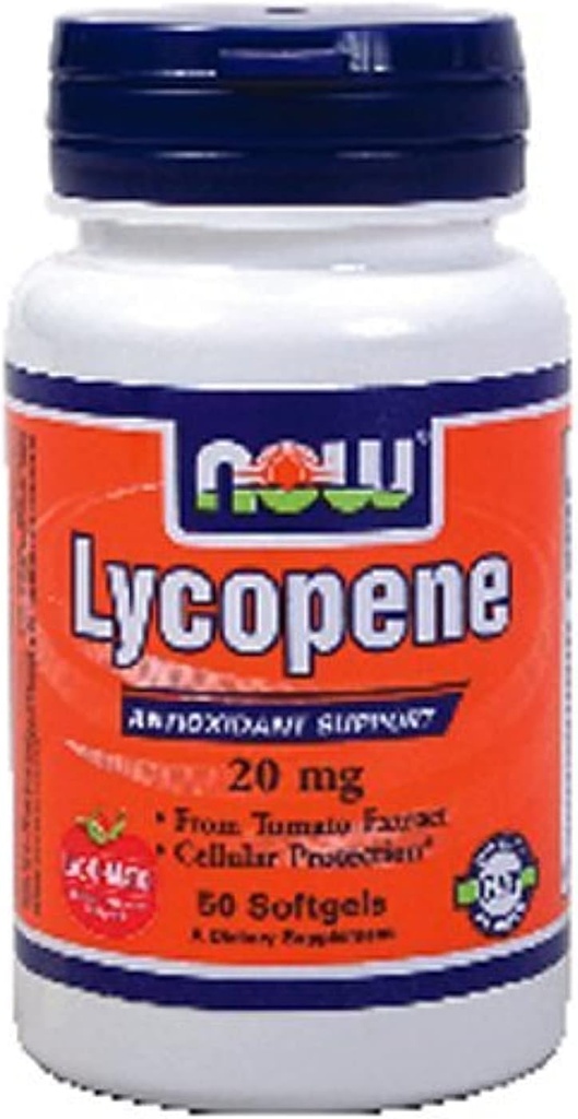 Nüüd toidud lükopeen, 50 pehmegeeli / 20 mg (mitmepakend)