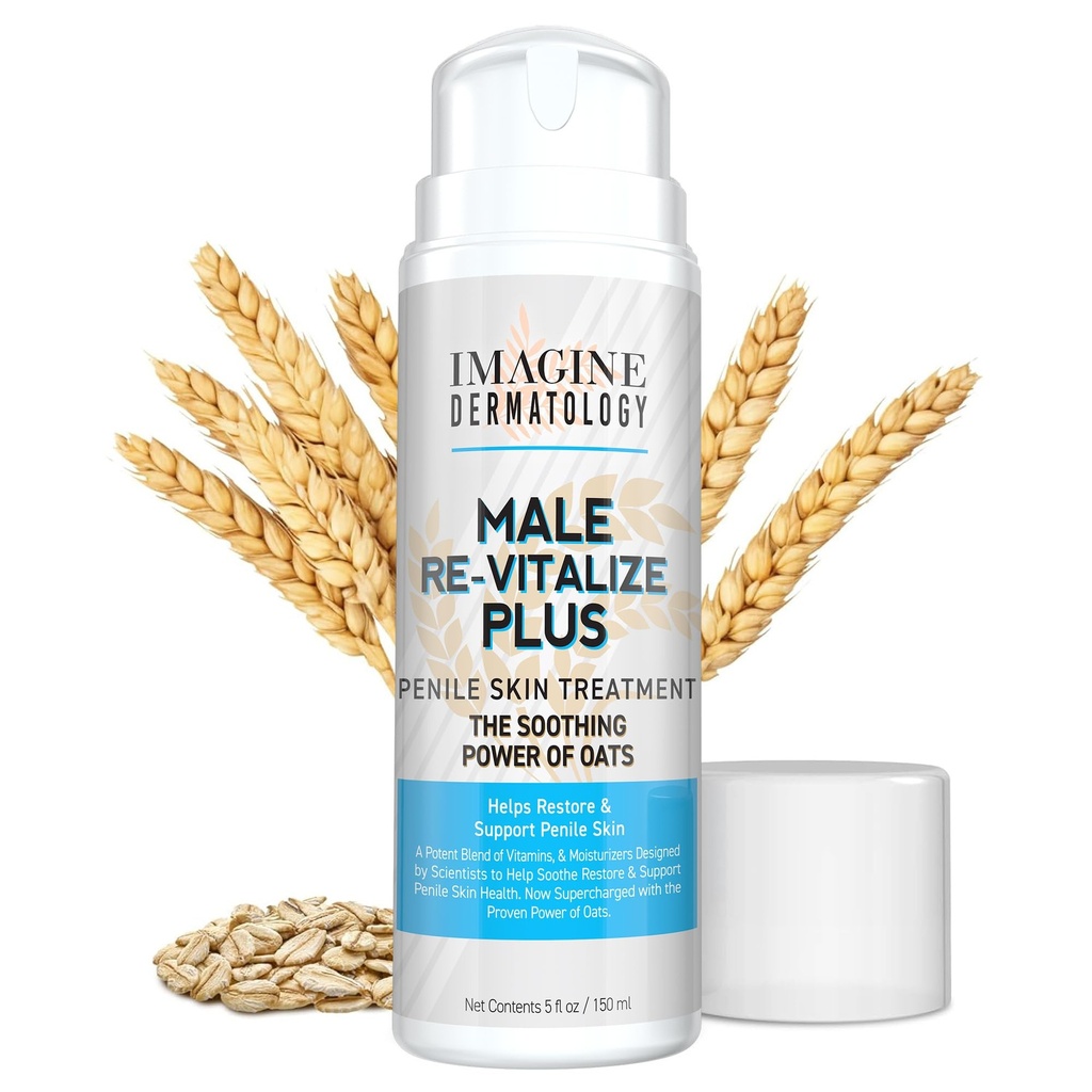 Mees Re-Vitalize PLUS - Kaer Peenise Tervis Cream meestele - Leevendada, taastada ja toetada nahka - Niisutaja Peenise Lotion - Suur väärtus suurus (5fl oz / 150 ml)
