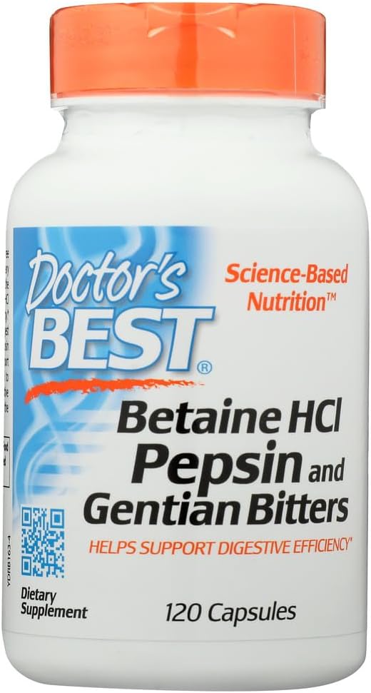 Arsti parimad, Betaine HCL Pepsin & Gentian Bitters