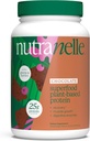 Nutranelle - Taimne Valgu Pulber - 25 g Vegan Valgu Pulber 30 Serving - Segatud Riis & Hernes Superfoods & Aminohapped - nullsuhkrut - Šokolaad
