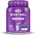 BioSteel Zero Sugar Hydration Mix, Great Maitsestatud Hüdratsioon 5 Essentsiaalse Elektrolüüdiga, Viinamarjamaitse, 100 Servings per Tub