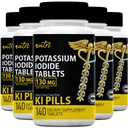 Nature's Fusions Kaaliumjodiidi tabletid (pakk 5) 130mg - 700 tabletti EXP 10/2032 - YODO Naciente - KI Pills - Yoduro de Potasio