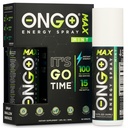 OnGo Energy - Natural kofeiin (1500mg) Kiirenergia Suukaudne Spray | Vegan, suhkur ja gluteenivaba | B3, B6, B12 vitamiini spray | Fookus ja mälu | Uuring, töö ja palju muud | Mint maitse | 15 portsjonit