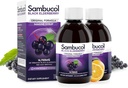Sambucol Black Elderberry Syrup - Sambucus Syrup, Black Elderberry Liquid, Immune Support for Kids and Adults, High Antioxidants, Gluteenivaba - Original Formula, 7.8 Fl Oz, 2-Pack