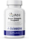 Avani Tervis - Osteosiini luu kasvutoetus - Luu kaltsiumi taseme ja luu tugevuse suurendamine - täiustatud imendumine bioperiini ja AstraGiniga - gluteenivaba luu täiendus - 30 vegankapslit