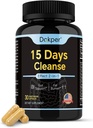Natural Cleanse Detox, 15 Days 2-in-1 Gut Support, Colon Cleanse meestele ja naistele, Senna Leaf, Cascara Sagrada, Psyllium Seed Husk Powder, Aloe Vera Extract, 30 kapslit
