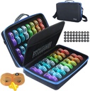 Igakuine Pill Organizer Box 2 korda päevas, Igakuine Pill Box AM PM 32 Daily Taskujuhtum, Traval Pill Box Portable Hard Case, Extra Suur Ravi Karp sisaldab Vitamiini, Maksaõli & Supplement