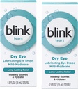 Blink pisarad määrduvad silmatilgad (mõõdukas kuiv silm), 0,5 FL OZ (15 ml) - 2-pakend