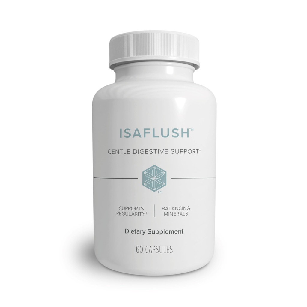 Isagenix IsaFlush - õrn seedetrakti tugi tasakaalustatud mineraalidega, mis soodustavad korrapärasust - ei ole raskeid lahtisteid - 60 kapslit