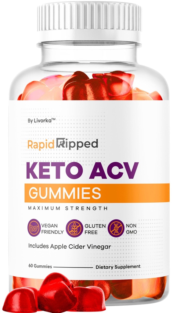 Kiire Ripped Keto ACV Gummies Kaalulangus Toetus, Rapidripped Keto Plus Apple Siider Äädikas Gummy Advanced Formula 1050MG, Kõik Natural Gomitas Reviews, 60 Gummies 1 kuu