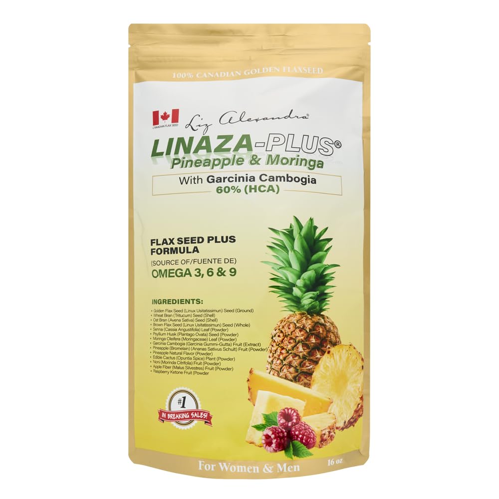 Liz A. Linaza Plus koos ananassi, Moringa & Garcinia Cambogia - 16oz