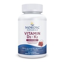 Nordic Naturals Vitamiin D3 + K2 Gummies, Granaatõuna - 60 Gummies - 1000 IU Vitamiin D3 + 45 mcg K2 - hea maitse - Luude tervis, edendab tervislikku lihaste funktsiooni - Non-GMO - 60 Servings