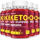 Keto ACV Gummies - 1500mg õunasiidri äädikas koos emaga - Vegan, mitte-GMO, orgaaniline õunasiidri äädikas Gummies naistele Mehed, Detox & Cleanse, 5 Pack