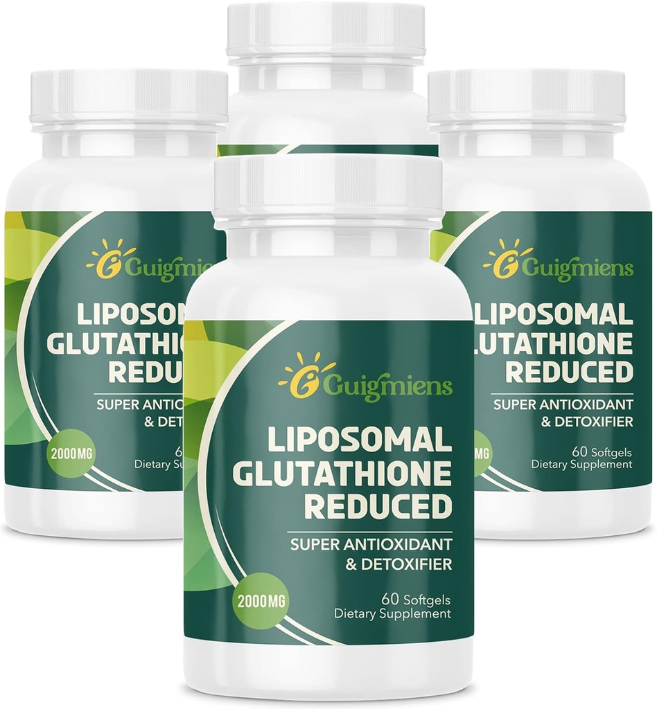 Liposomaalne glutatioon 2000 MG,10x parem imendumine, glutamiini lisand hüaluroonhappega + kollageenpeptiid + resveratrool, võimas antioksüdant, tervislik vananemine, immune tervis, 240 loend