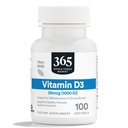365 kogu toiduturu poolt, D3-vitamiini softgeelid, 1000 IU, 100 CT