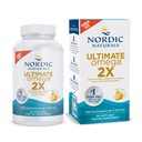 Nordic Naturals Ultimate Omega 2X, Sidrunimaitse - 90 Soft Gels - 2150 mg Omega- High-Potency Omega-3 Fish Oil koos EPA & DHA - soodustab aju ja südame tervist - Non-GMO - 45 Servings