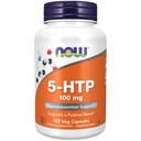 NOW täiendused, 5-HTP (5-hüdroksütrüptofaan) 100 mg, neurotransmitteri tugi *, 120 Veg kapslit