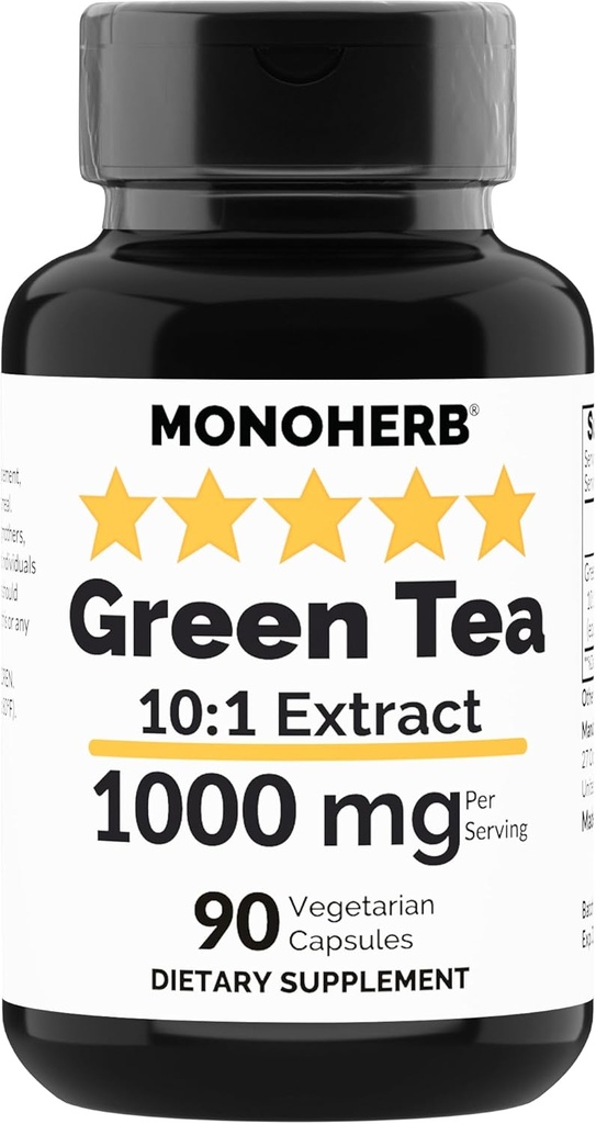 MONOHERB Green Tea Extract 1000 mg - 90 taimekapslit