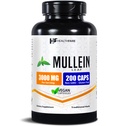 Healthfare Mullein Leaf Extract 3000mg | 200 Vegan Kapslid | Extra Tugevus Taimne täiendus | Toetab Wellness & Balance | Mitte-GMO, Gluteenivaba | Valmistatud USAs