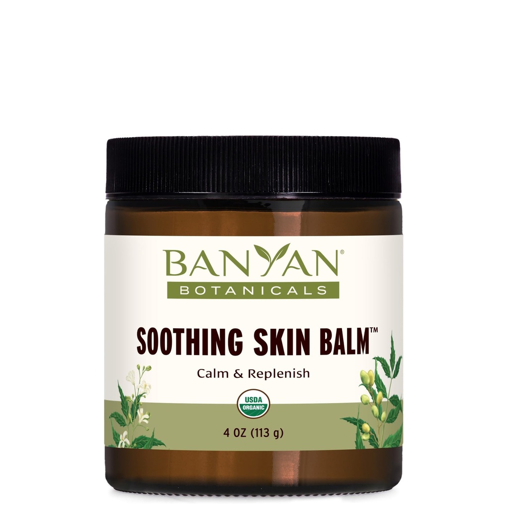 Banyan Botanicals rahustav Nahapalsam - Orgaaniline Taimne Nahahooldus Salvesta Neem Leaf ja Vetiver - Jahutamine ja rahustav Balm loodusliku naha tervise - 4 oz - Non GMO Jätkusuutlikult hangitud Petroleum Free