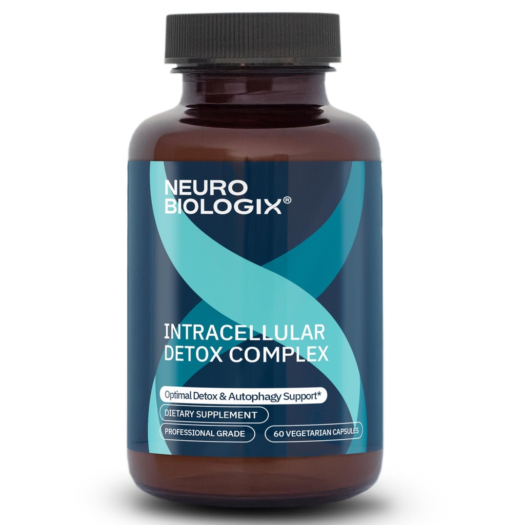 Intracellular Detox Support - Advanced Antioxidant & Energy Supplement - toetab Cellular Detox & Defense, Metaboolne tasakaal ja pikaealisus NRF2 Activator, Kurkum, Piperine & Glutatioon - 60Caps