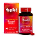 Omega-3 krill õli 350mg Softgels, MegaRed (60 loendada pudelis), EPA & DHA Omega-3 rasvhapped ilma kala maitse erinevalt kalaõli, sisaldab antioksüdant astaksantiini