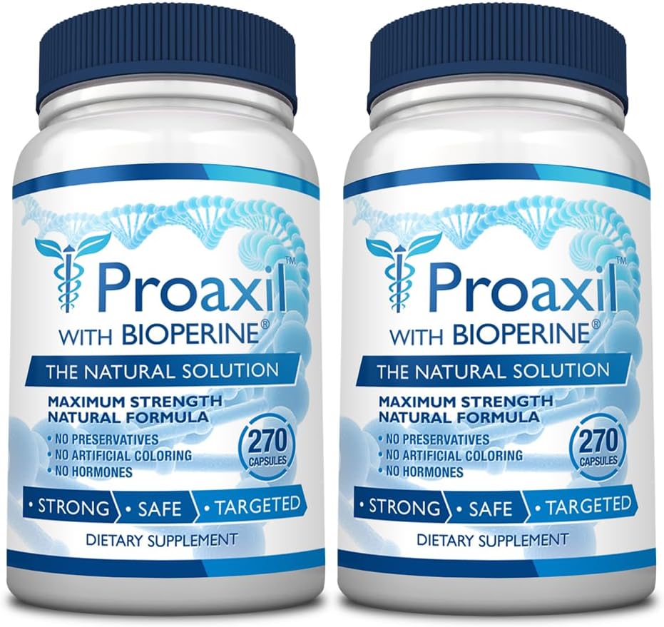 Consumer Health® Proaxil - 540 kapslit - eesnäärme tervise toetamine - tsink, Saw Palmetto, Bioperine® ja Beta Sitosterol - Vegan Sõbralik, valmistatud USAs - 6 kuu pakkumine