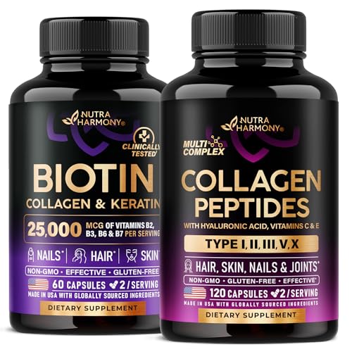NUTRAHARMONY Biotiin , Keratin & kollageeni kapslid