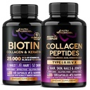 NUTRAHARMONY Biotiin , Keratin & kollageeni kapslid