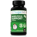 SugarMD neurofookuse tugi - aju tervise toidulisandid mälu jaoks - Bacopa, Ginkgo ja bioperiini fookus ja selgus kognitiivseks toetuseks - mitte-GMO ja gluteenivaba - 60 kapslit